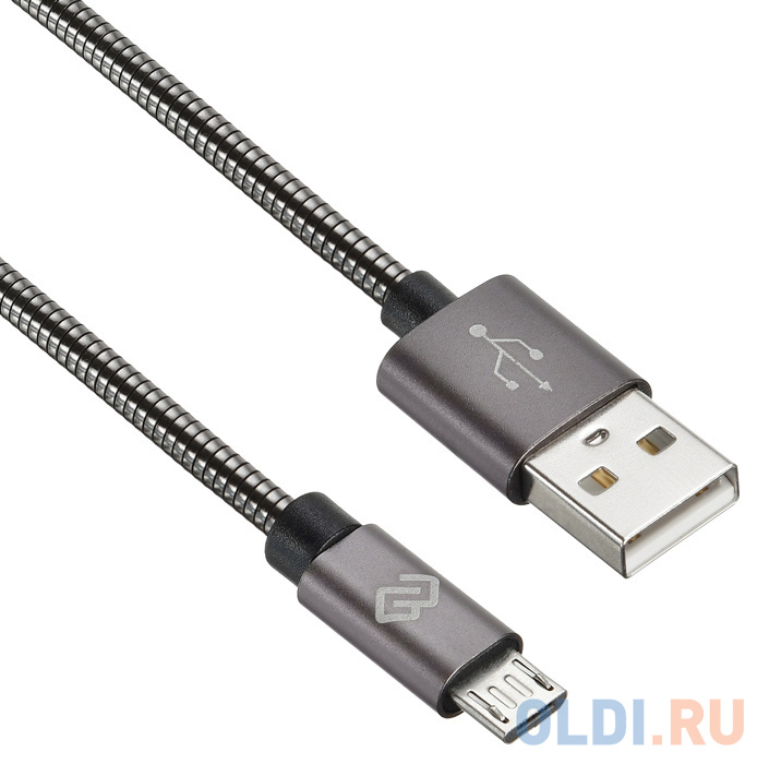 

Кабель microUSB 0.15м Digma 1080402 круглый черный