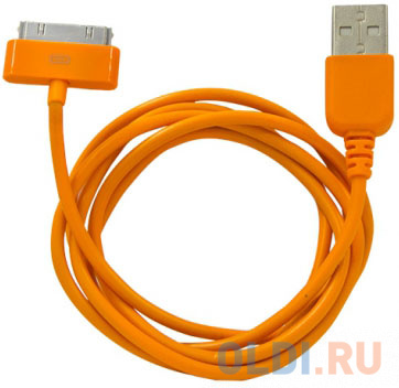 

Кабель 30 pin 1м CBR Human Friends Super Link Rainbow C круглый оранжевый