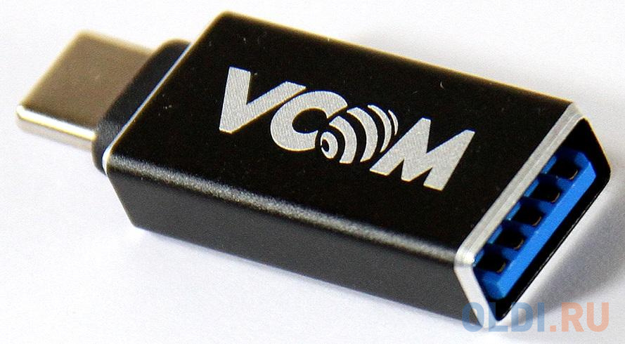 Переходник Type-C USB 3.0 VCOM Telecom CA431M черный переходник питания vcom