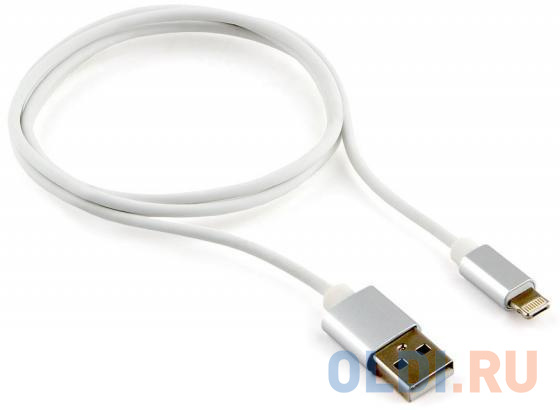 

Кабель Lightning 1м Cablexpert круглый белый