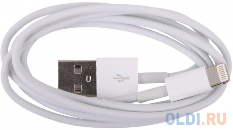

Кабель Lightning 1м Promate 00008409 круглый белый