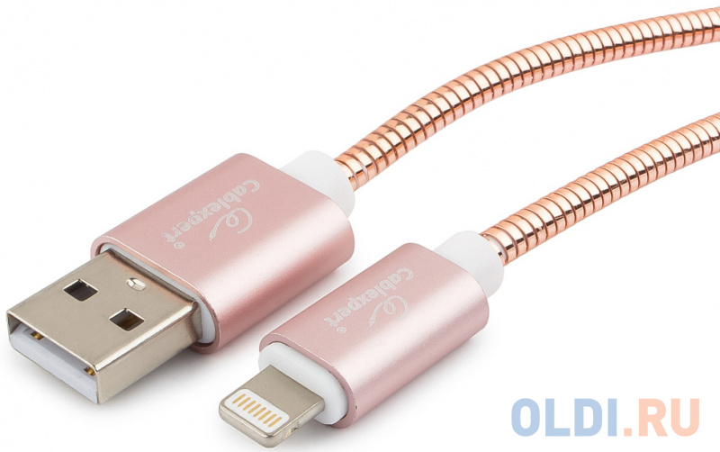 

Кабель Lightning 1.8м Cablexpert CC-G-APUSB02Cu-1.8M круглый золотистый