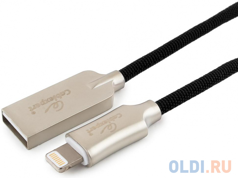 

Кабель Lightning 0.5м Cablexpert CC-P-APUSB02Bk-0.5M круглый черный