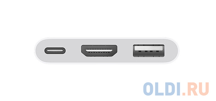 Адаптер Type-C Apple MUF82ZM/A круглый белый фото