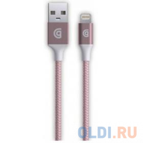 

Кабель Lightning 1м Griffin GP-002-RGD круглый розовое золото