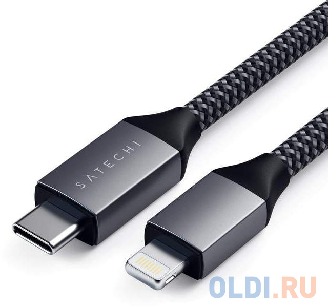 

Кабель Type-C Lightning 1.8м Satechi ST-TCL18M круглый серый