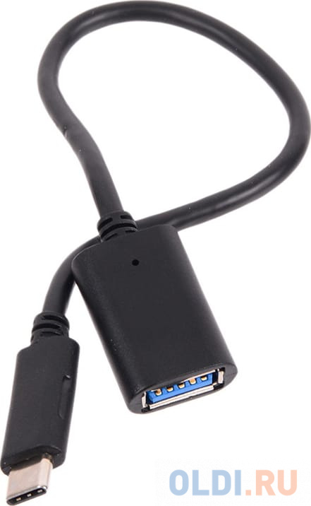 Переходник Type-C USB 3.0 0.2м VCOM Telecom CU409 круглый черный Переходник Type-C USB 3.0 0.2м VCOM Telecom CU409 круглый черный фото