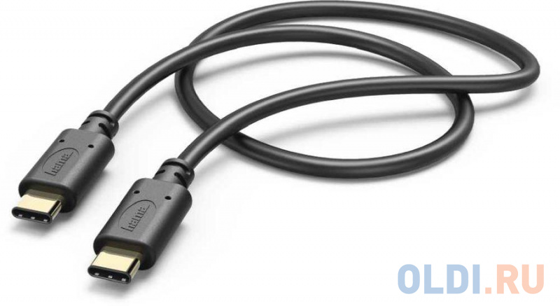 

Кабель Type-C 0.2м HAMA 00183333 круглый черный