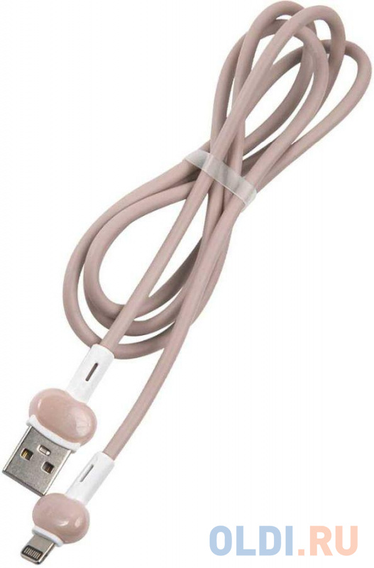 

Кабель Lightning 1м Red Line Candy круглый розовый