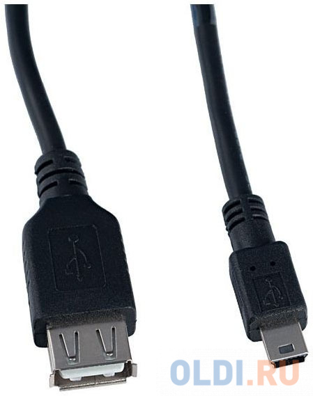 

Кабель miniUSB 1м Perfeo U4203 круглый черный