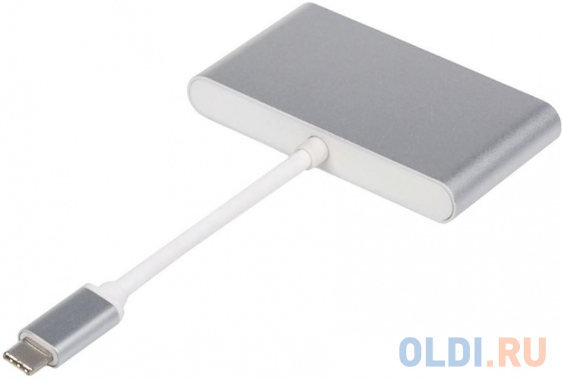 Адаптер USB Type C USB 3.0 0,10м Atcom AT2808 круглый серый фото