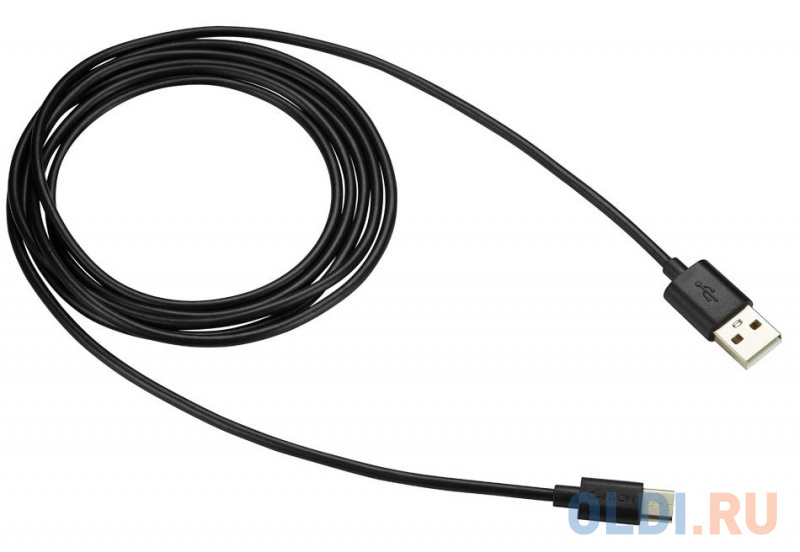Кабель Type-C 1.8м Canyon CNE-USBC2B круглый черный фото