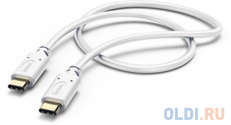 

Кабель Type-C 1.5м HAMA 00183328 круглый белый