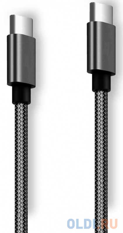 

Кабель Type-C 1м GINZZU GC-805B круглый черный