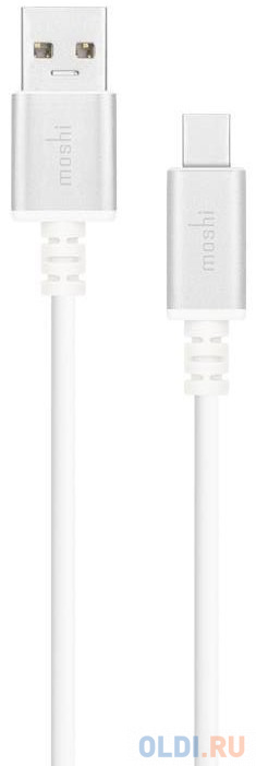 

Кабель Type-C 1м Moshi 99MO084101 круглый белый