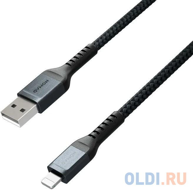 

Кабель Lightning 1.5м Nomad NM01911010 круглый черный