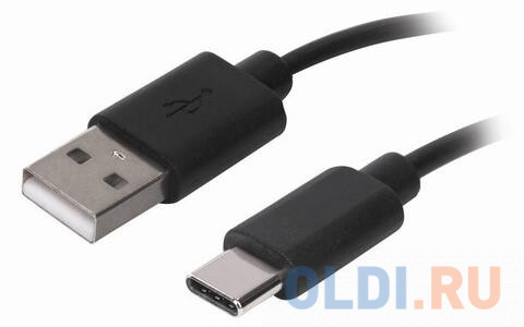 

Кабель USB 2.0 Type-C 1м Sonnen 513117 круглый черный