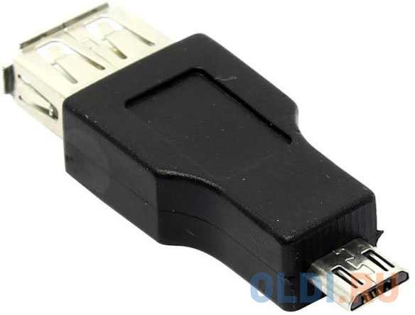 

Переходник microUSB 5bites UA-AF-MICRO5 плоский черный