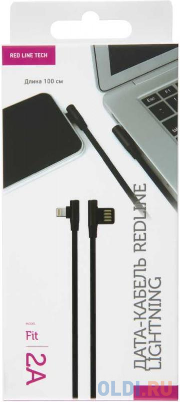 

Кабель Redline Fit УТ000015522 USB (m)-Lightning (m) 1м черный