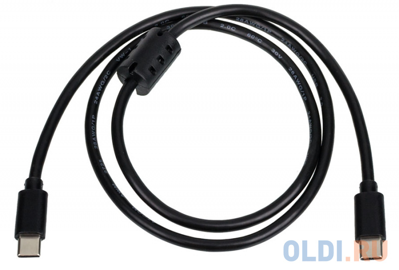 Кабель USB Type C 0.8м Atcom AT2113 черный фото
