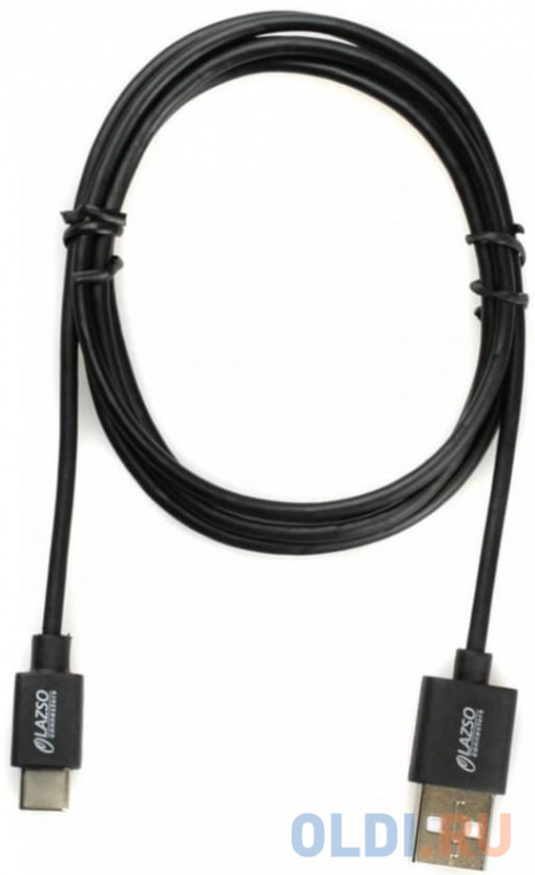 

Кабель USB 2.0 USB Type C 1.5м LAZSO WU-206C(1.5m. 3A) круглый черный