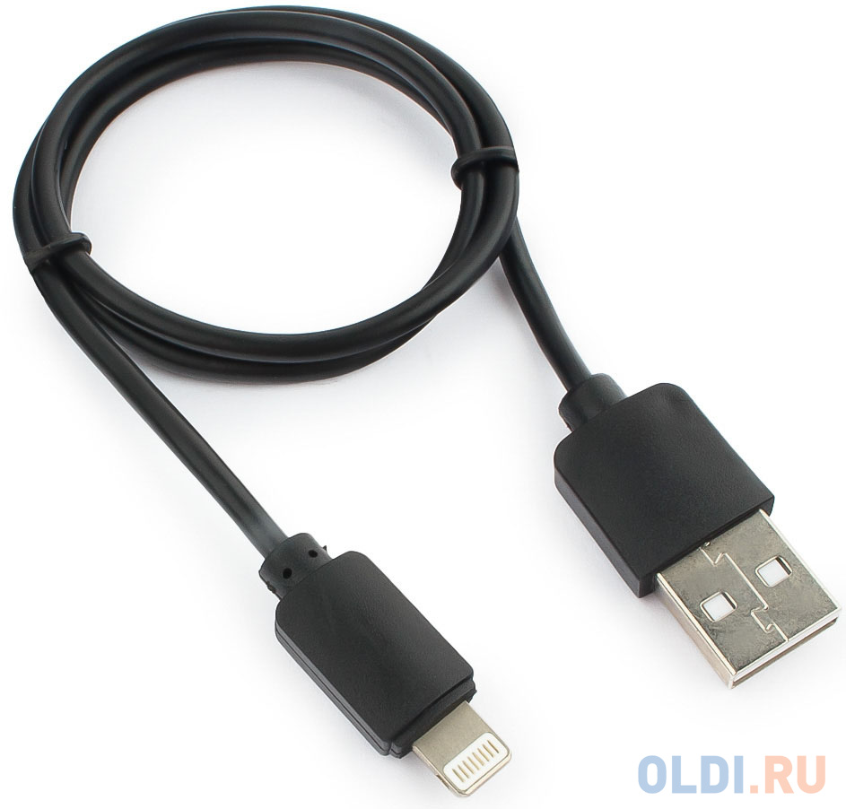 

Кабель Lightning Гарнизон круглый черный GCC-USB2-AP2-0.5M