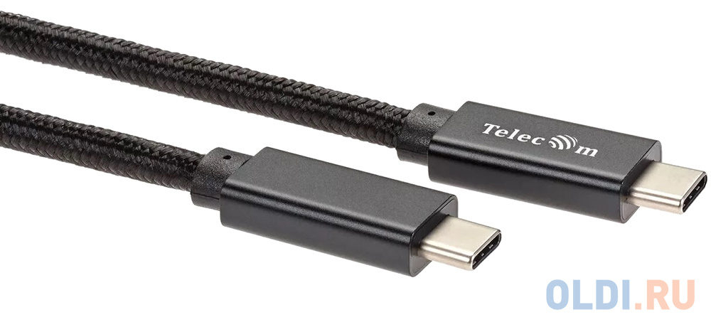 Кабель USB 3.1 Type Cm -- Cm  IC 5А 20Gbs длина 2M, Telecom <TC420B-2M> черный