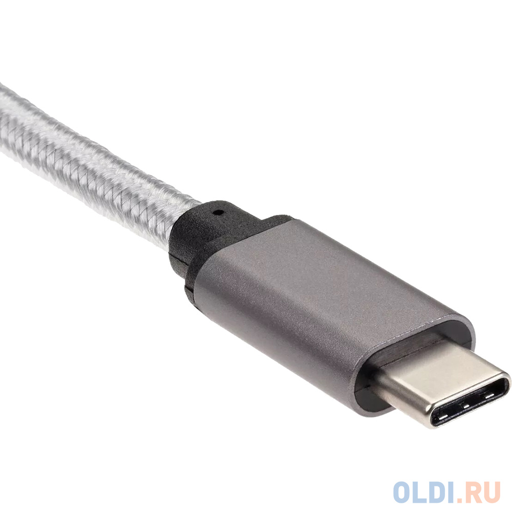 Кабель USB Type C USB 3.0 2м VCOM Telecom TC403M-2M круглый серый Кабель USB Type C USB 3.0 2м VCOM Telecom TC403M-2M круглый серый фото