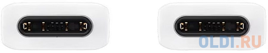 Кабель USB Type C 1м Samsung EP-DA705BWEGWW круглый белый фото