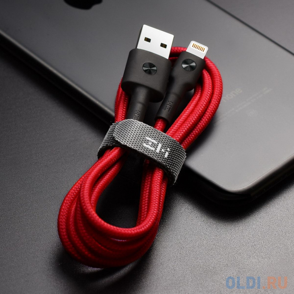 USB-кабель ZMI Lightning MFi AL805 red (100cm) (ZMKAL805CNRD) Вид№2