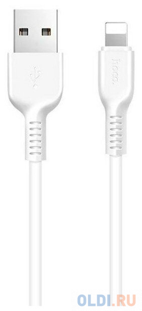 HOCO HC-68815 X20/ USB кабель Lightning/ 1m/ 2A/ White - HOCO HC-68815 X20