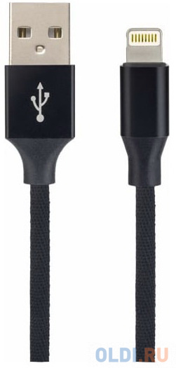 

PERFEO Кабель для iPhone, USB - 8 PIN (Lightning), черный, длина 2 м., бокс (I4321)