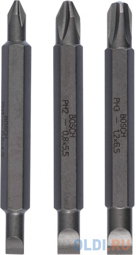 

Bosch 2607001746 3 БИТЫ ДВУСТОРОННИЕ 60ММ S - PH