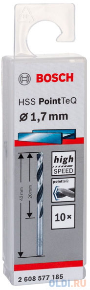 

Набор сверл Bosch PointTeQ 2608577185 10шт
