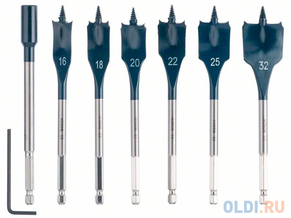 

Набор сверел Bosch Selfcut Speed 7шт 2608587009
