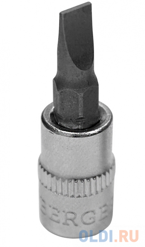 

Бита-головка 1/4" шлицевая SLOT SL6х37 мм BERGER