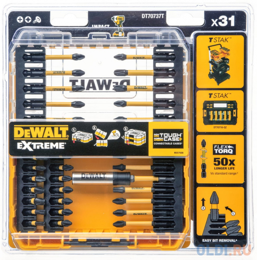 

Набор бит DeWalt DT70737T-QZ 31шт