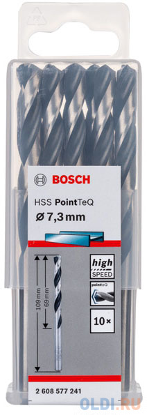 

10 HSS PointTeQ сверл 7.3 мм 2608577241 BOSCH