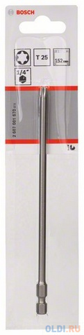 

Бита BOSCH 2607001670 1шт. 152мм TORх T25 хH
