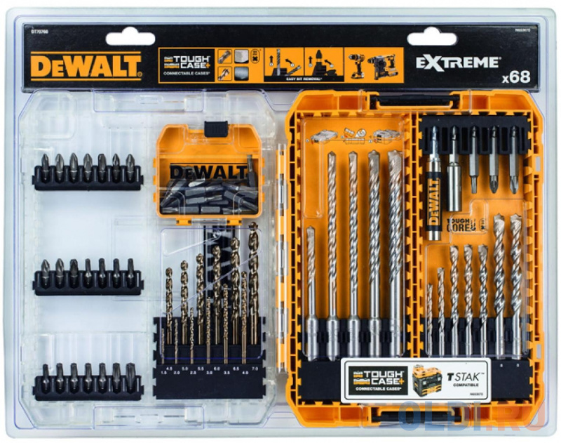 

Набор бит и сверл DeWalt DT70760-QZ 69шт