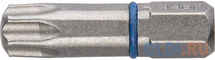 Биты ЗУБР "ЭКСПЕРТ" торсионные кованые, обточенные, хромомолибденовая сталь, тип хвостовика C 1/4", T30, 25мм, 2шт 26015-30-25-2 - фото 1