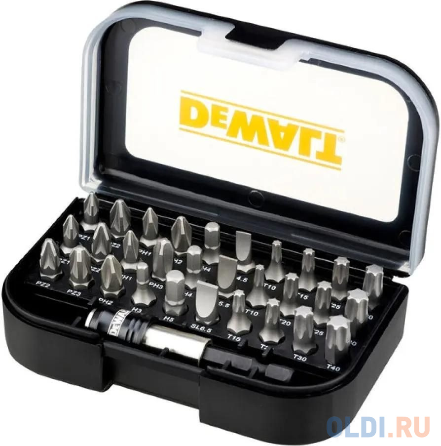 

Набор бит DeWalt DT7944TS-QZ универсал. (31пред.) для шуруповертов