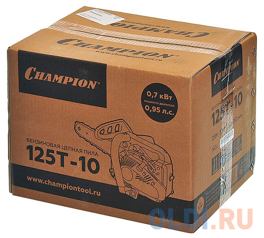 Бензопила CHAMPION 125T  10-3/8-1.3-40Е 0.7 кВт 3.2кг 125T-10 - фото 5