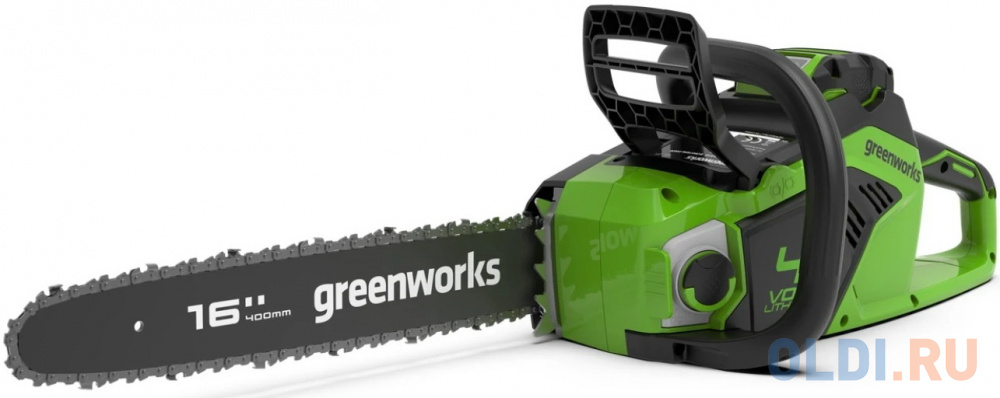 Greenworks Цепная пила аккумуляторная GreenWorks  GD40CS18, 40V, 40 см, бесщеточная,  до 1,8 КВТ, с АКБ 2АЧ и ЗУ [2005807UA] - фото 9