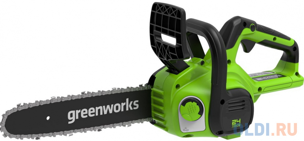 GreenWorks Цепная пила аккумуляторная Арт., 24V, 25см, c 1хАКБ 2Ач c USBи ЗУ 2007707USB2