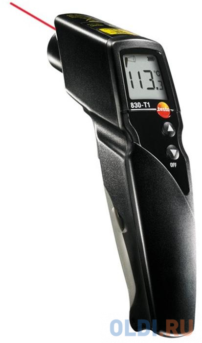 

Инфракрасный пирометр TESTO 830-T1 излучение от 0.1 до 1.0 оптика 10:1
