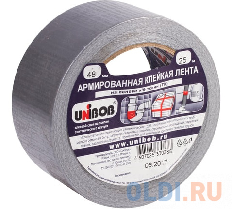 

Клейкая лента Unibob армированная 48мм x 25 м