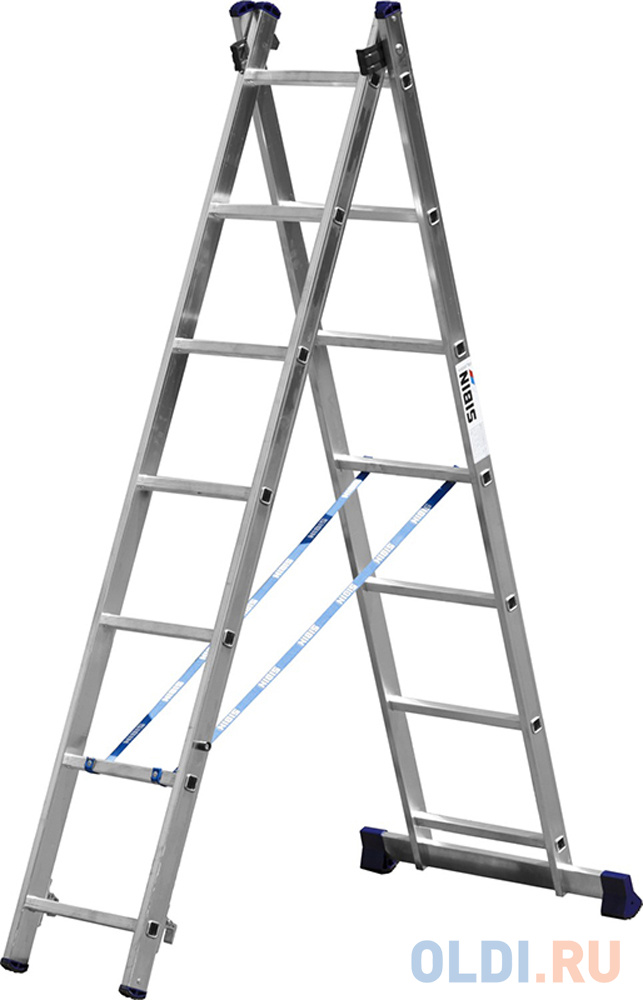 Лестница-стремянка Сибин 38823-07 7 ступеней лестница стремянка сибин алюминиевая 8 ступеней 166 см [38801 8]