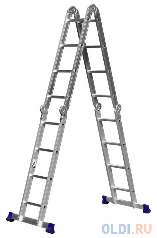 Лестница-трансформер Сибин алюминиевая 38852 лестница стремянка сибин алюминиевая 8 ступеней 166 см [38801 8]