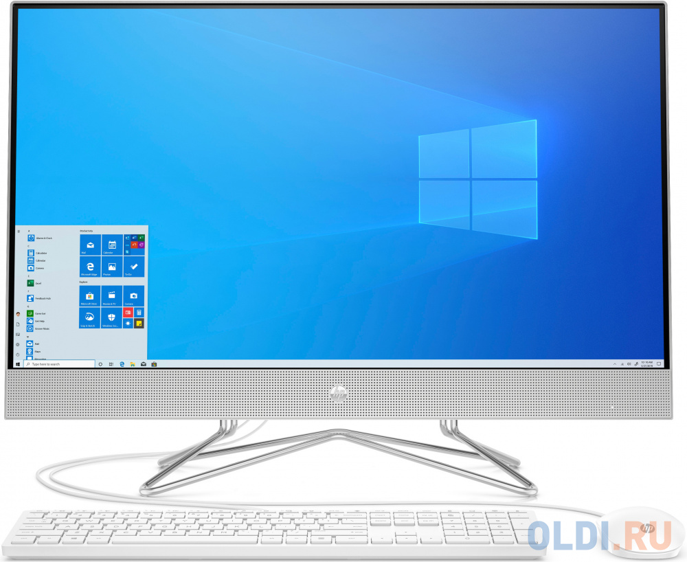 

Моноблок 27" HP 27-dp0005ur 1920 x 1080 Multi Touch AMD Ryzen-5 3500U 8Gb 512 Gb Radeon Vega 8 Windows 10 Home серебристый 9PN05EA 9PN05EA